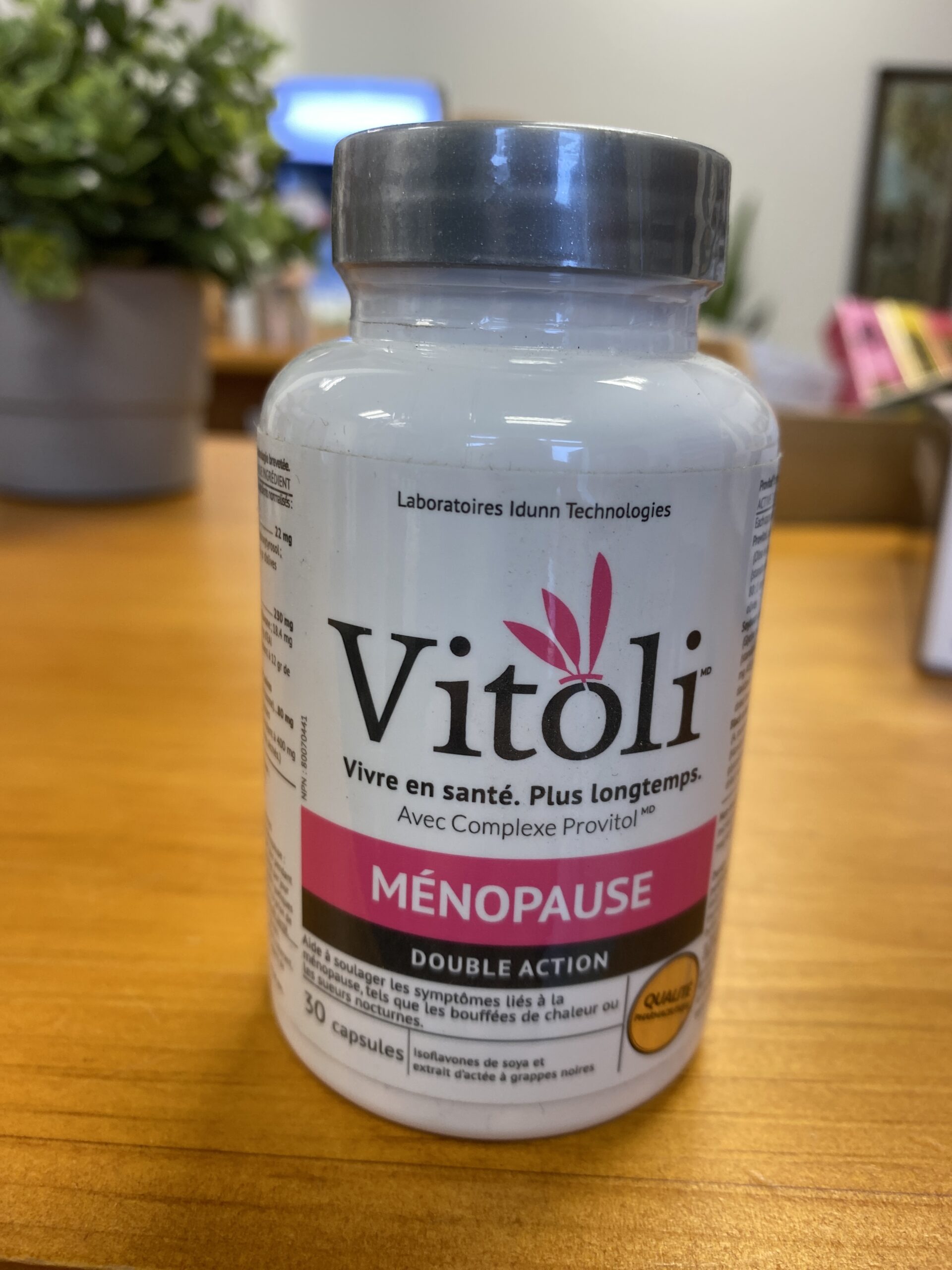 Vitoli Ménopause, produit naturel contre les effets de la ménopause - Rest'Actif à Lévis