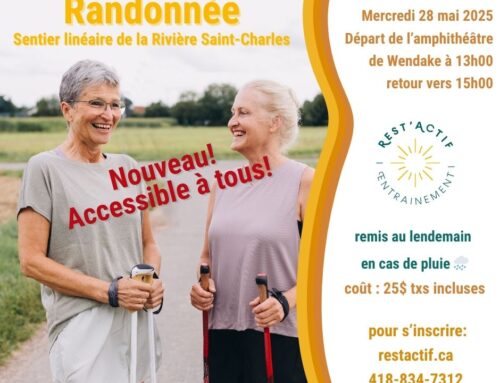 Atelier Randonnée sur le sentier linéaire de la rivière St-Charles