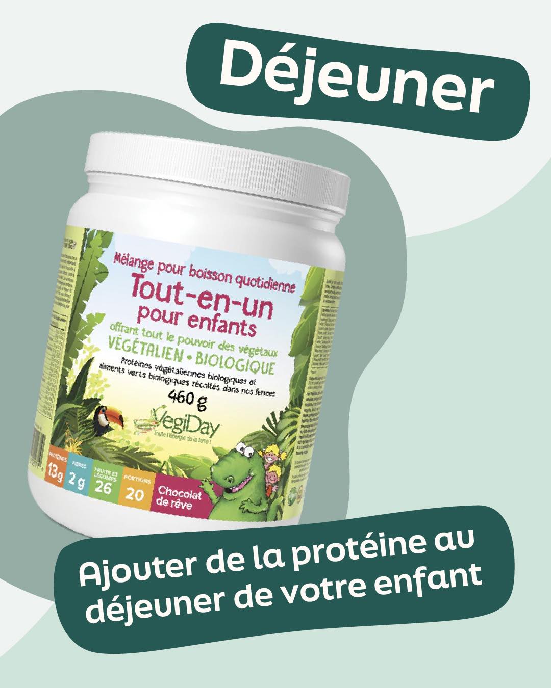 photo 1 déjeuner Protéine et produit multivitamine pour enfant - Rest'Actif Lévis