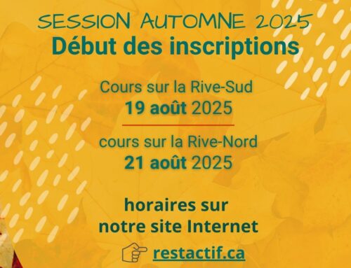 Inscriptions automne 2025